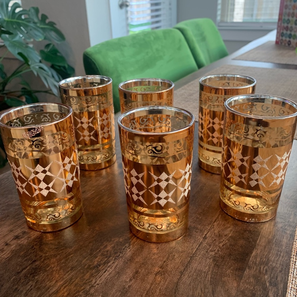 Vintage Cocktail Glassware l